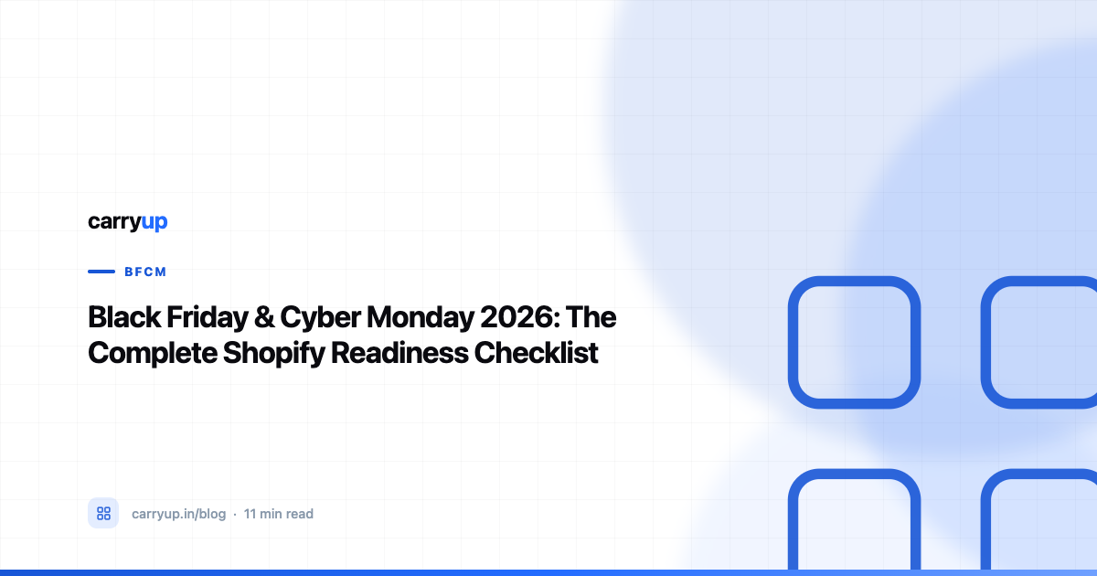 Black Friday & Cyber Monday 2026: The Complete Shopify Readiness Checklist