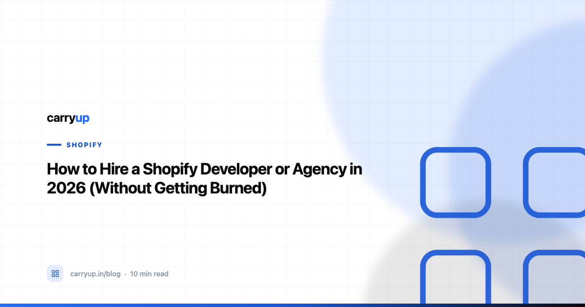 How to Hire a Shopify Developer or Agency in 2026 (Without Getting Burned)