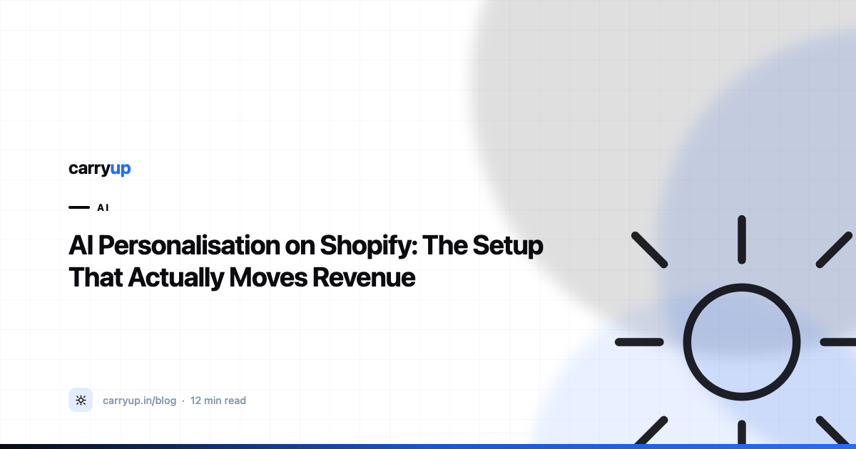 AI Personalisation on Shopify: The Setup That Actually Moves Revenue