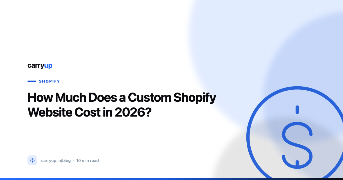 How Much Does a Custom Shopify Website Cost in 2026?