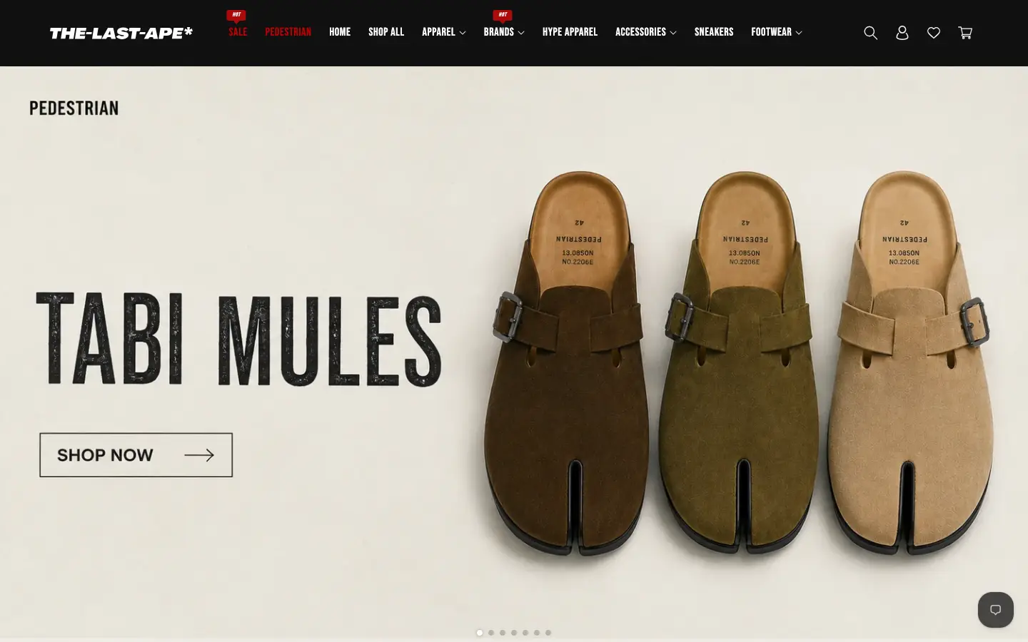 The Last Ape Shopify store