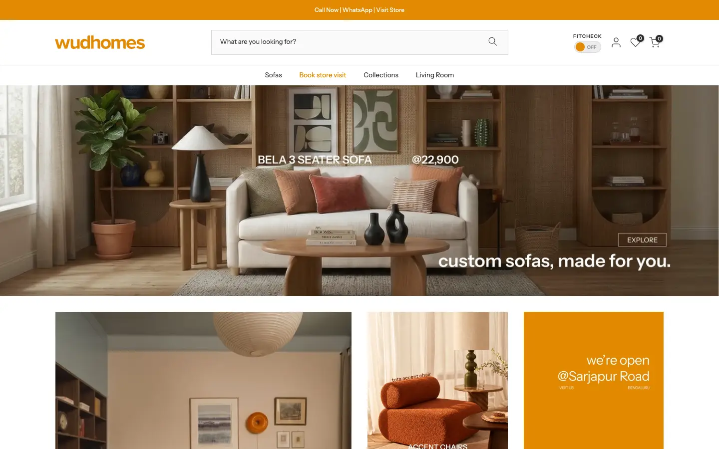 WUD Homes Shopify store